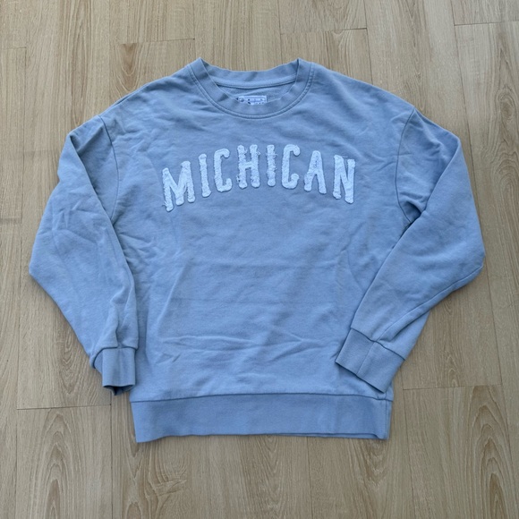 Gray Michigan Sweater - Picture 1 of 2